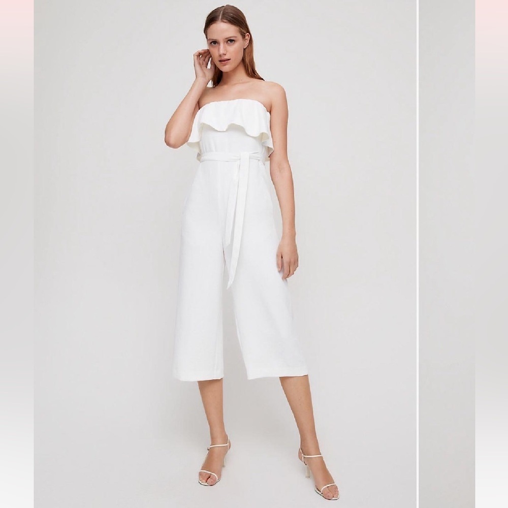 Aritzia Babaton Altamiro Flutter Jumpsuit in Espace - Size 6